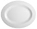 Zak Designs Eggshell White Medium Serving Tray