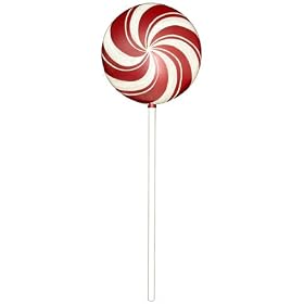 Giant 30" Red and White Candy Lollipop Commercial Christmas Decoration