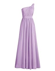 One Shoulder Chiffon Pleated Evening Dress/Homecoming Dress/Bridesmaid Dress/Pageant Dress/Prom Dress/Party Dress/Maxi Dress  With a Sash 