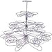 Wilton 307-826 Cupcakes 'n More 23-Count 4-Tier Metal Dessert Stand