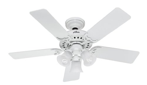 Hunter Factory Refurbished Stonington 46 White Ceiling Fan With