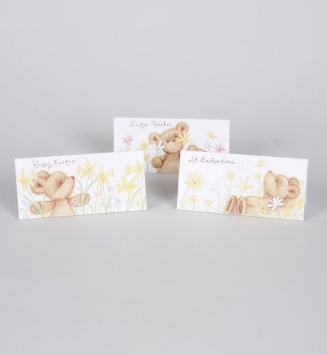image :Bingley Bear Floral Easter Triple Card Pack