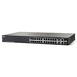 Cisco SF300-24 24-Port 10/100 Managed Switch with Gigabit Uplinks (SRW224G4-K9-NA)
