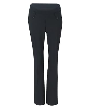 Maternity Under Bump Bootcut Trousers - Black