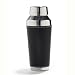 Metrokane 7401 VIP Black Leather Shaker