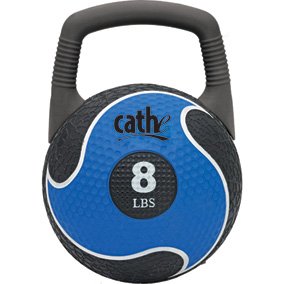 Cathe 2 in 1 Power Medicine Ball and Kettlebell 8 Lbs.