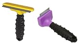 Furminator Combo Pack - One Large (4 Edge) and One Small (1.75 Edge) Furminator