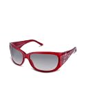 Salvatore Ferragamo Signature Swarovski Crystal Stars Sunglasses red/shaded grey