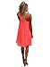 ReachMe Womens Sexy Plus Size Swimsuit Coverups Spaghetti Strap Beach Dresses Bathing Suit Cover Up Sheer Tank Sundress(1 Coral,M)