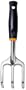 Fiskars 7064 Softouch Polished Aluminum Cultivator
