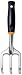 Fiskars Softouch Polished Aluminum Cultivator  #70646935A