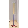 Multicolor Finish Metal Hall Tree Coat Hat Rack Stand