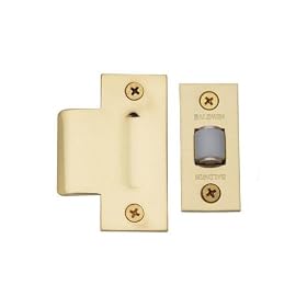 Baldwin 0440.003 Adjustable Roller Catch, Lifetime Polished Brass