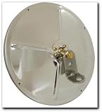Grote 16032 Convex Mirror 8.5 Round Chrome with Center-Mount Ball-Stud