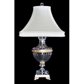 Schonbek Luxor French Gold Crystal Table Lamp