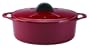 Daniel Boulud Kitchen Infiniti Cast Iron Cookware 5 quart Oval Roaster, Red