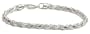 Sterling Silver 4.4mm Diamond-Cut Link Bracelet, 7.5"
