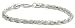 Sterling Silver 4.4mm Diamond-Cut Link Bracelet, 7.5"