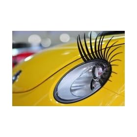 Car Headlight Eyelashes - Universal Fits Any Car - High Quality Decal