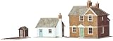 Superquick Station Masters House and Crossing Keepers Cottage 1/72 OO/HO - Card Kit