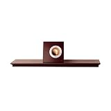 36 Straight Ledge Wall Shelf - Mahogany