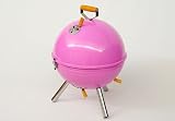 Produkt-Bild: Mini BBQ-Grill Holzkohle Kugelgrill PINK