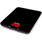 Accuweight 11lb/5kg Digital Kitchen Food Scales Electronic Home Scales, Tempered Glass in Black