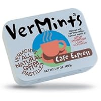 VerMints All Natural, Organic Cafe Express Pastilles, 6/1.4-oz Tins