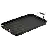 Click here to buy Calphalon Everyday Nonstick Rectangular Grill/Griddle Combo by Calphalon.