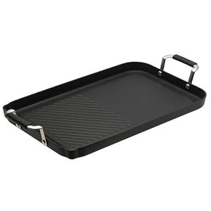Calphalon Everyday Nonstick Rectangular Grill Griddle Combo by Calphalon