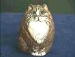 Maine Coon Cat Collectible Resin Figure