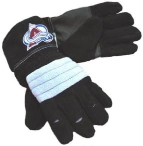 Colorado Avalanche Youth NHL Stick Hands Polar Fleece Gloves. Gloves-Avalanche