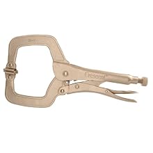 Crescent C11CCSV 11-Inch Locking C Clamp with Swivel Pads