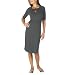Merona  Ribbed-Waist Tie-Front Dress - Charcoal
