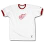 Detroit Red Wings Vintage Ringer T-Shirt (White)