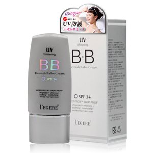 L'EGERE KOREA SPF34 UV Whitening Blemish Balm BB Cream