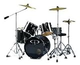 GP Percussion Studio 5 Piece Full Size Drum Set