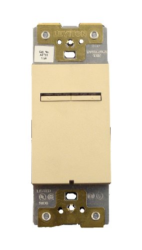 Leviton ATF01-1LD, Acenti 1.5 Amp Quiet Digital Fan Speed Control, Single-Pole, 3-Way or More Applications, Driftwood