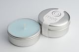 picture of Melt, Angel Fragrance Container Candle, Pale Blue, Silver Tin