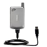 Classic Straight USB Cable for the Samsung SPH-i500 with Power Hot Sync and Charge capabilities - Gomadic Brand w/ TipExchange Technology