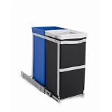 simplehuman Under-Counter Pull Out Recycler, 35 Liters / 9 Gallons