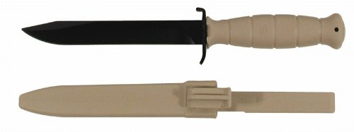 Glock Fixed Knife w/Clip Point Blade & Sand Polymer Handle Md: KS17178 .