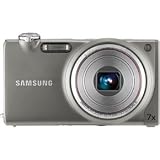 Samsung TL240 - Digital camera - compact - 14.2 Mpix - optical zoom: 7 x - supported memory: microSD, microSDHC - gray