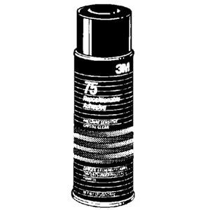 3M 75 Repositionable Spray Adhesive Aerosol Can, Clear 16 Oz. Aerosol Can by 3M