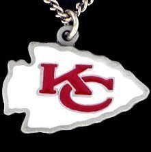 Kansas City Chiefs Logo Pendant Necklace - NFL Football Fan Shop Sports Team Merchandise