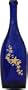 Cobalt Blue Curvy Incense Bottle Burner with Starshower Design