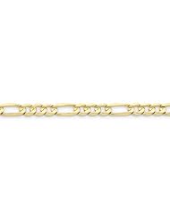 10k 6mm Light Figaro Chain