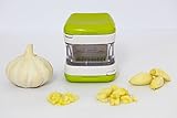 SDL Mini Garlic Press, Crusher, Durable Plastic with Stainless Steel Blades, Green