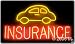 Neon Sign - (Car) Insurance - Extra Large 20" x 37"