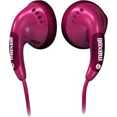 Maxell 190547 M2 Color Ear Buds - Red